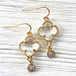 VB & Co. Clover Quatrefoil Earrings