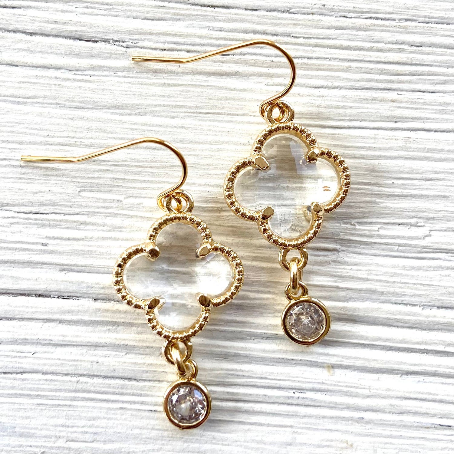VB & Co. Clover Quatrefoil Earrings