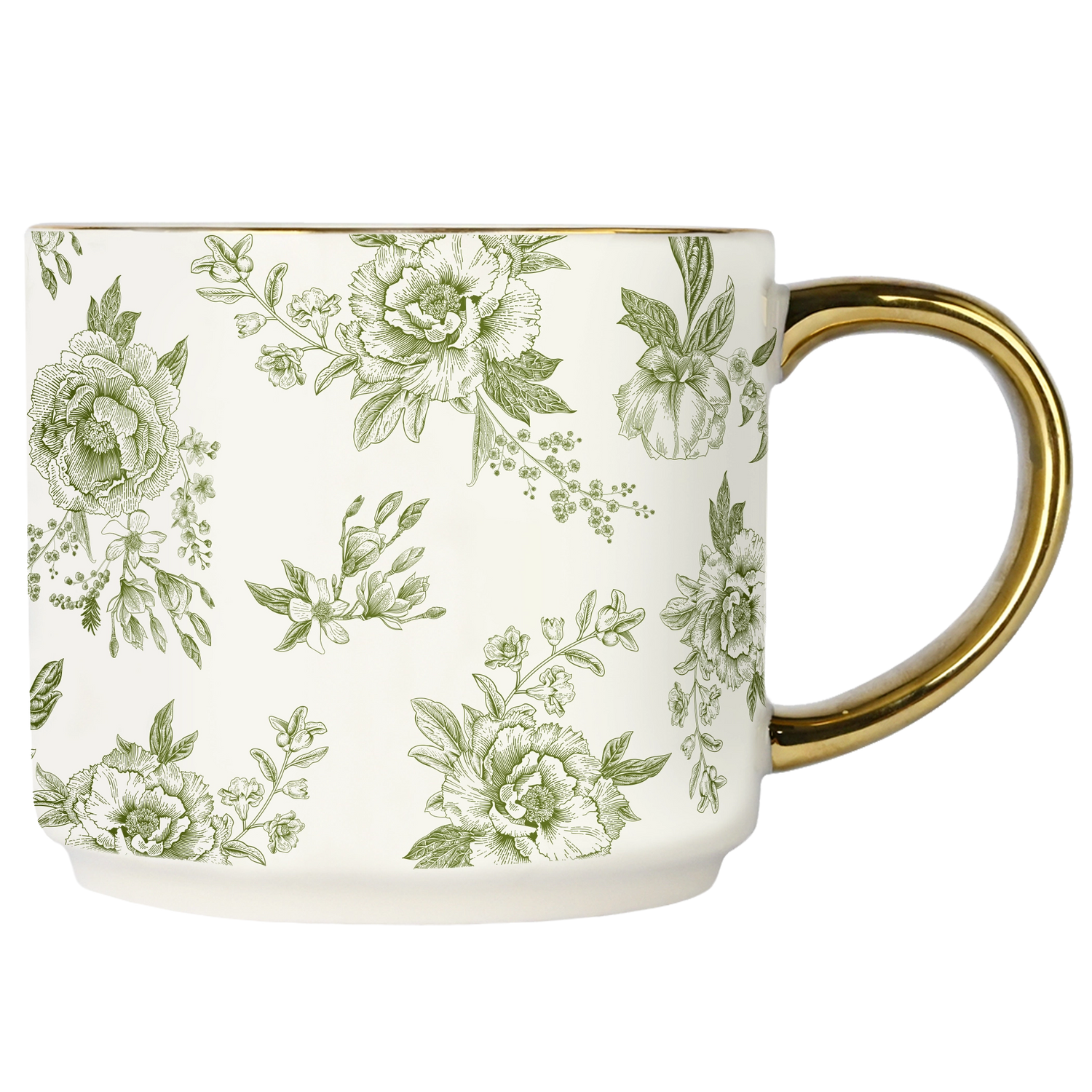 Sweet Water Decor - Green Delft Mug