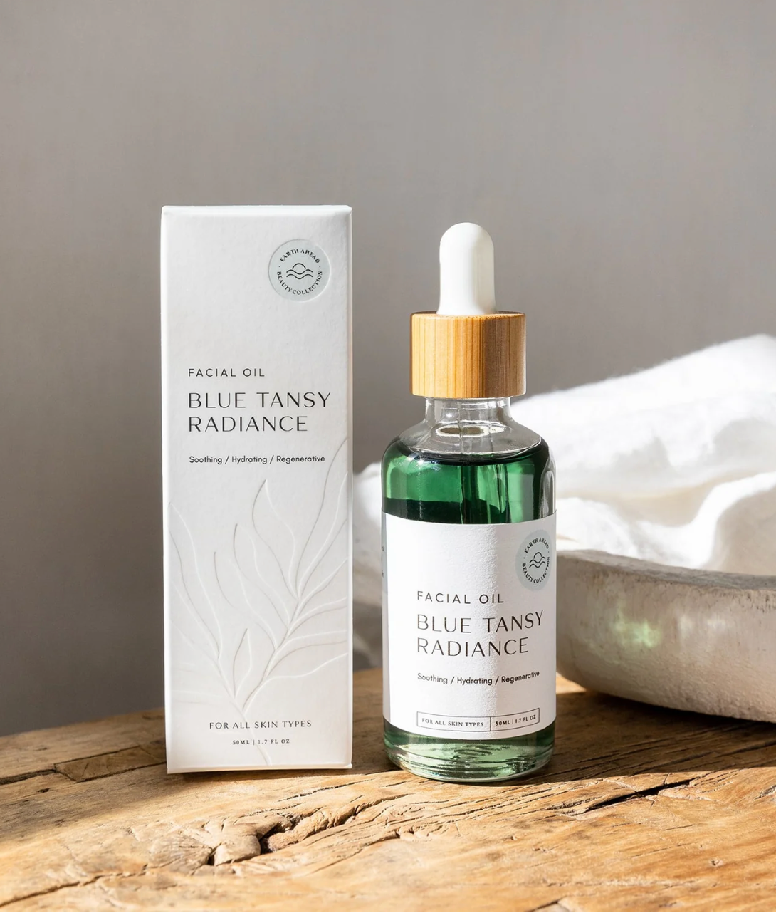 Earth Ahead - Blue Tansy