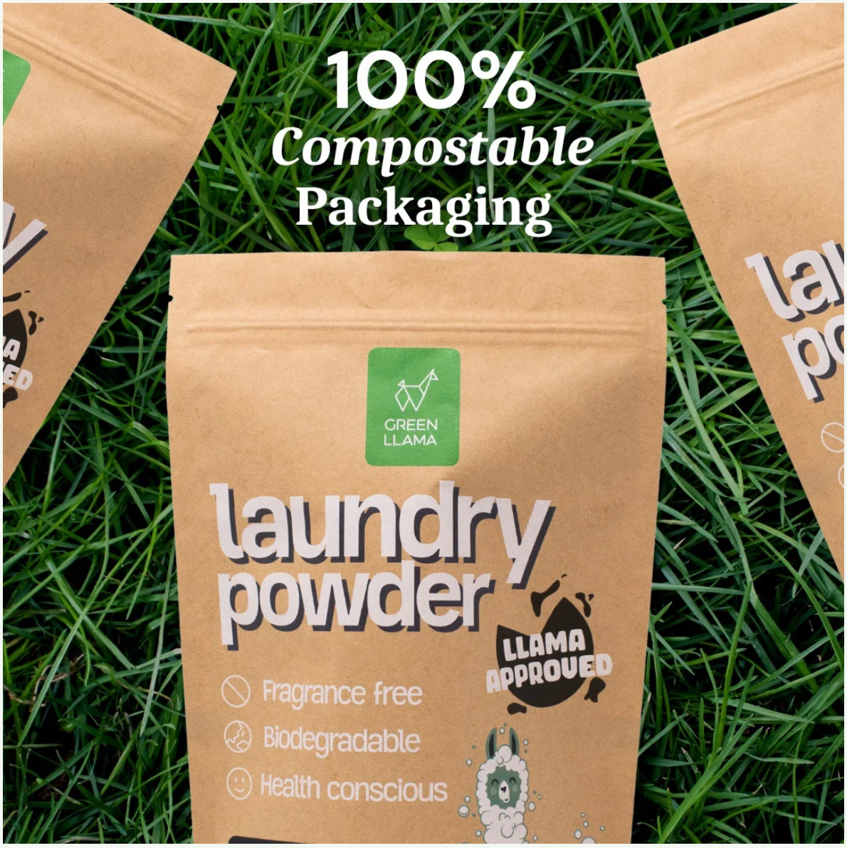 Green Llama - Fragrance & PVA Free Laundry Detergent - 60 Loads