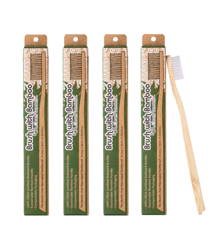 Clean Planeterra Brush w/ Bamboo