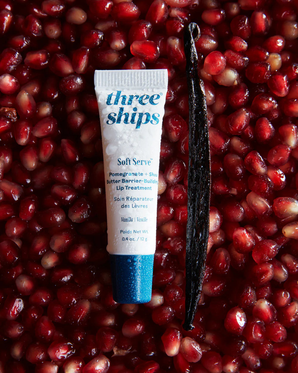 SoftServe™ Pomegranate + Shea Butter Barrier-Building Lip Treatment by Three Ships